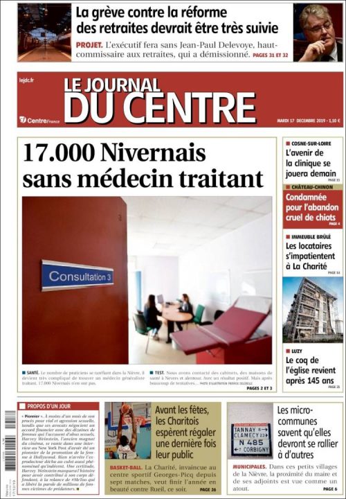 Le Journal du Centre (17 Décembre 2019)